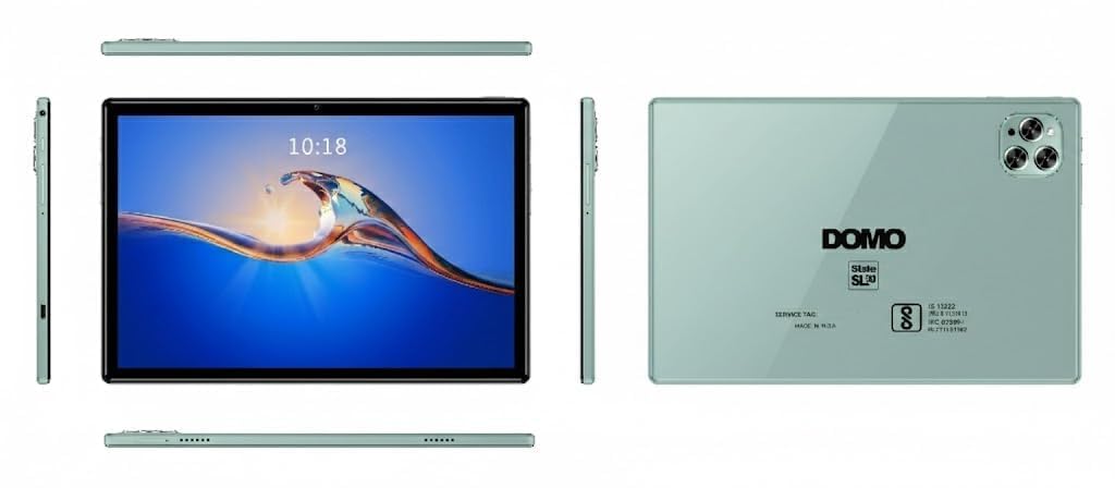 Slate SL39 10.1-Inch 4G Tablet PC, inbuilt Storage, 4GB RAM + 32GB,1TB Expandable, Dual SIM Slot, Octa Core CPU, Bluetooth, GPS (Green)