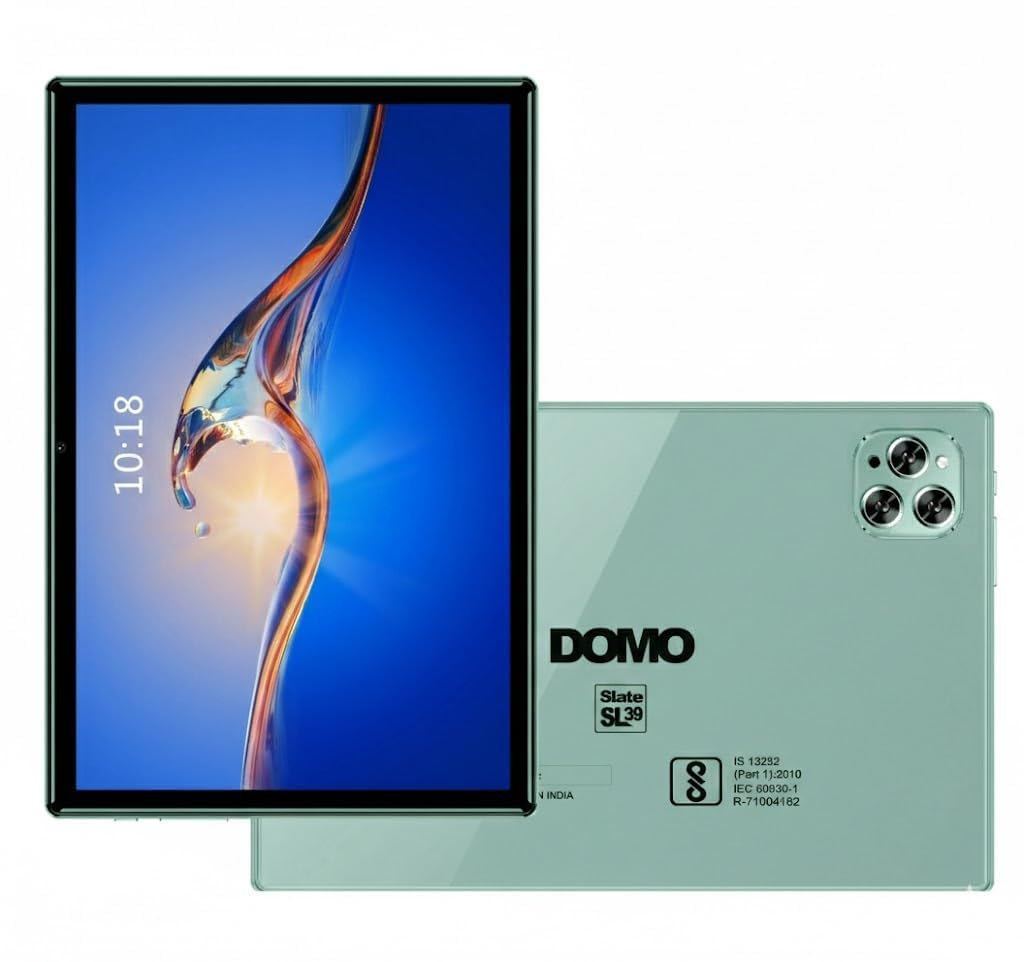 Slate SL39 10.1-Inch 4G Tablet PC, inbuilt Storage, 4GB RAM + 32GB,1TB Expandable, Dual SIM Slot, Octa Core CPU, Bluetooth, GPS (Green)