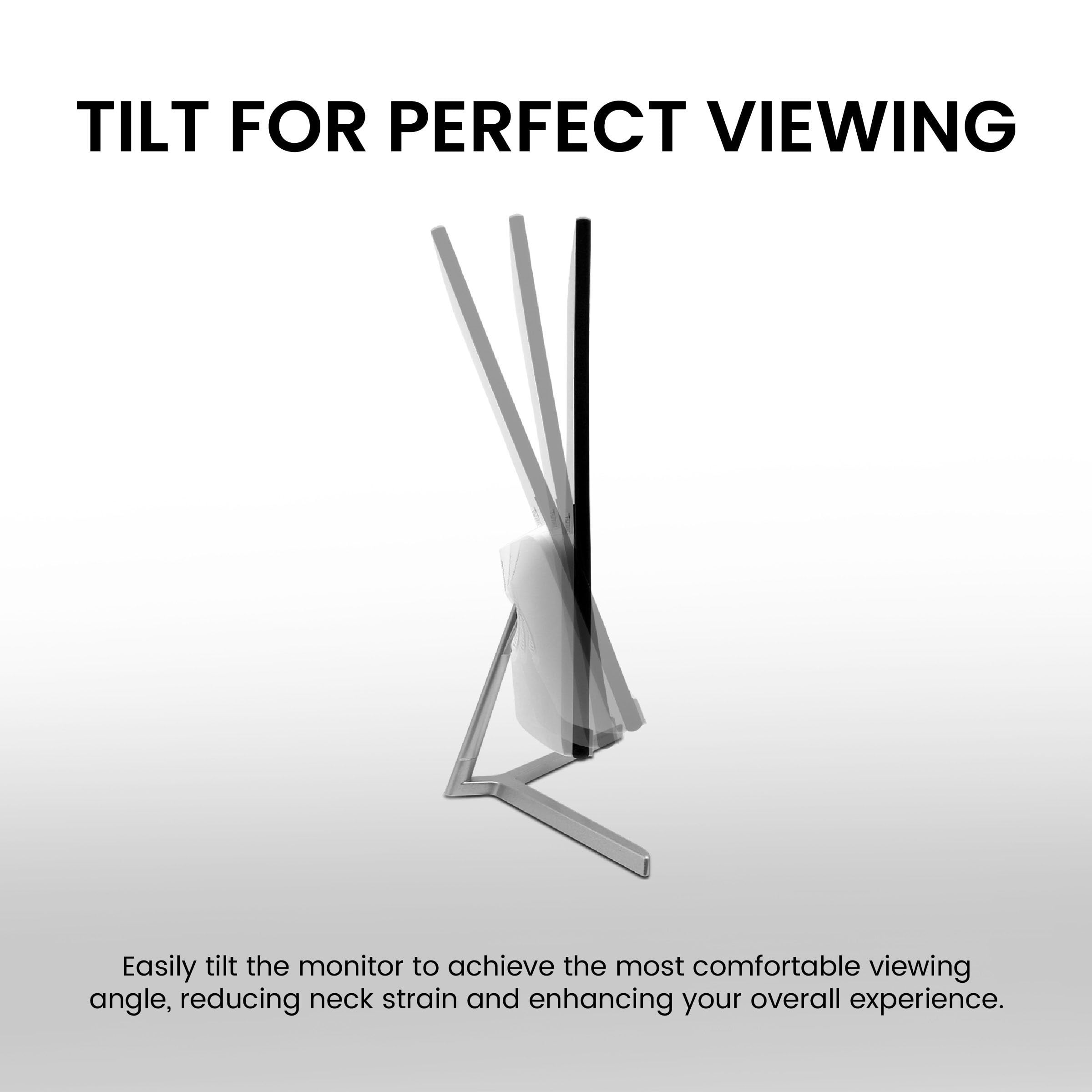 22-inch (55.88cm), LED, FHD 1920x1080,100Hz, White, 3500R Curved, Bezel Less Design, HDMI & VGA Ports Monitor (MON-0079C)