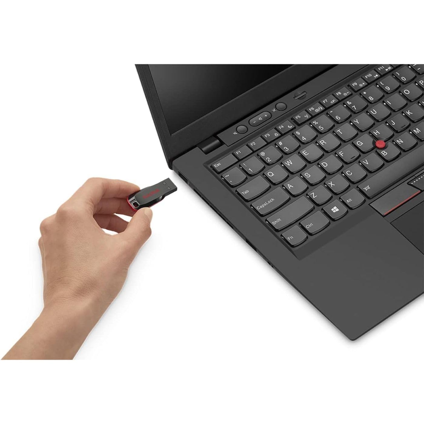 Cruzer Blade 16GB, USB 2.0, Flash drive, Pendrive, Red, 5Y Warranty (SDCZ50-016G-I35)