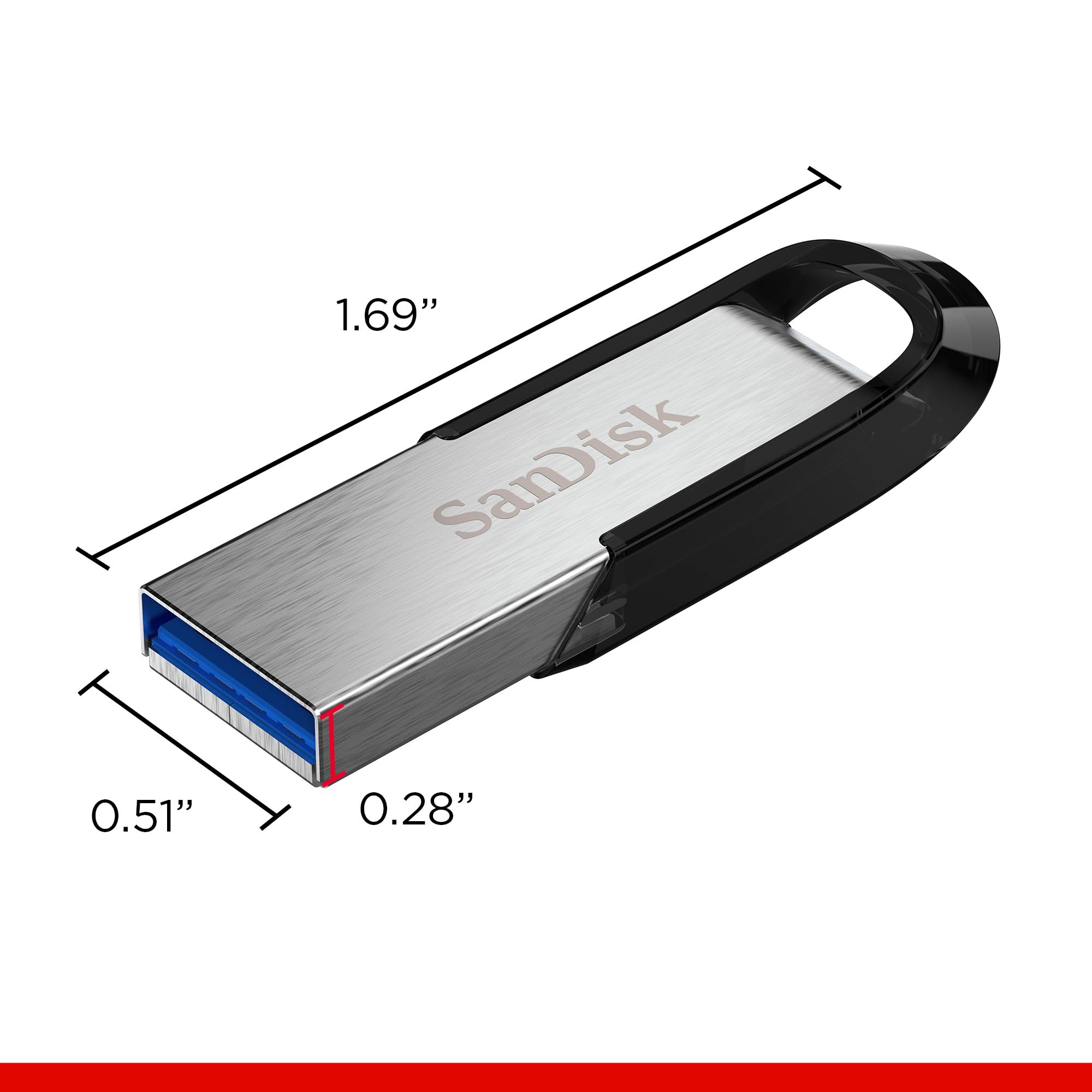 Ultra Flair 32GB, USB 3.0, Flash Drive, Upto 150MB/s R, Pendrive, Metal, 5Y Warranty (SDCZ73-032G-I35)