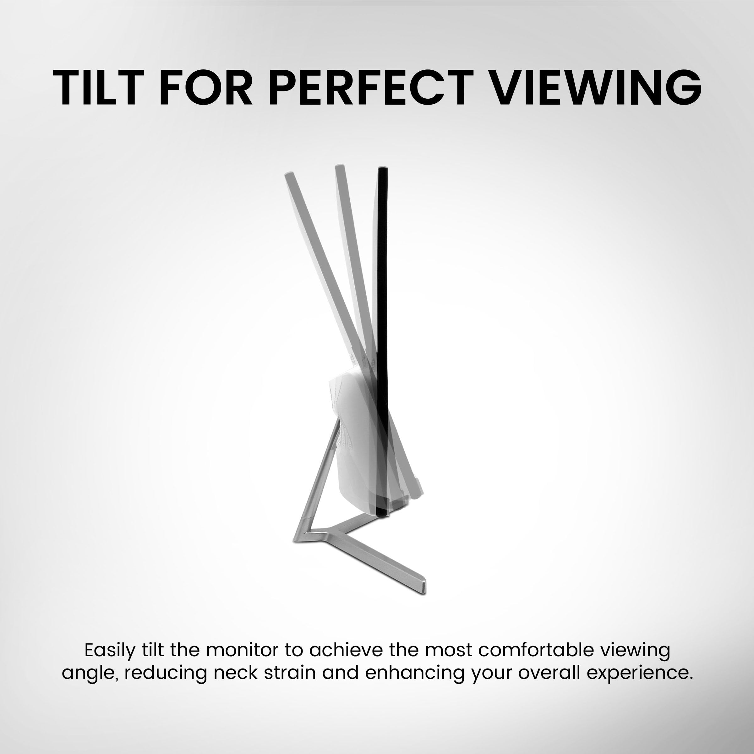 22 Inch (54.48 cm) with 1920x1080 Pixels LED Monitor|Refresh Rate 100 Hz|Slim| Stylish Design & Wall Mountable| 16.7M Colors|HDMI & VGA Ports (White, MON-0091)